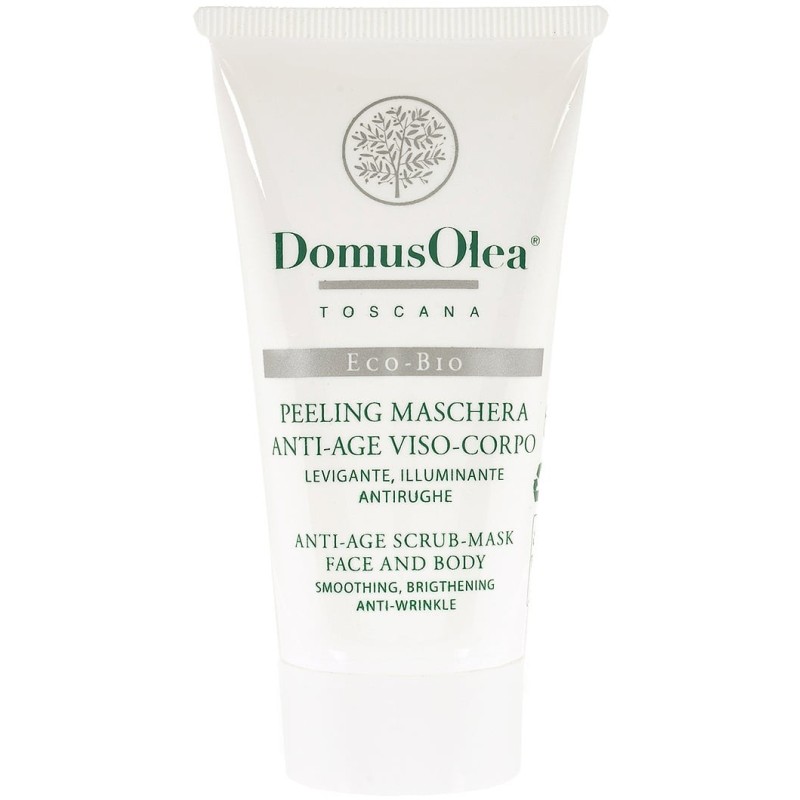 Domus Olea Toscana  Maschera Peeling Anti-Age Ecobio Viso e Corpo  Scrub Viso