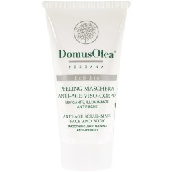 Domus Olea Toscana  Maschera Peeling Anti-Age Ecobio Viso e Corpo  Scrub Viso