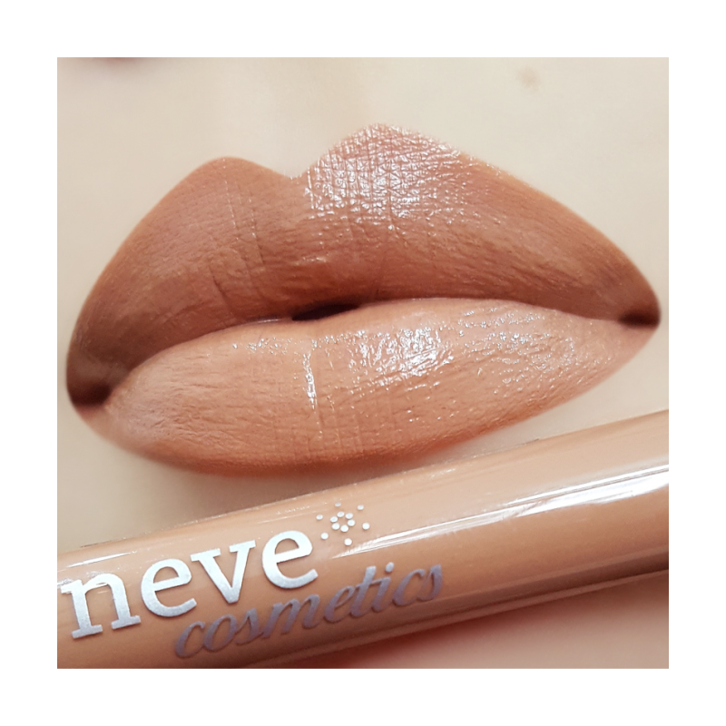 Brillant Naturel Nude Neutre - Les Poseuses Neve Cosmetics Les lèvres   Disponible sur Yumibio.com