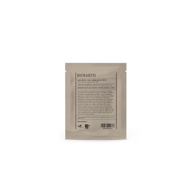 Bioearth  Maschera Viso Levigante alle Cellule Staminali di Argan  Maschere Viso
