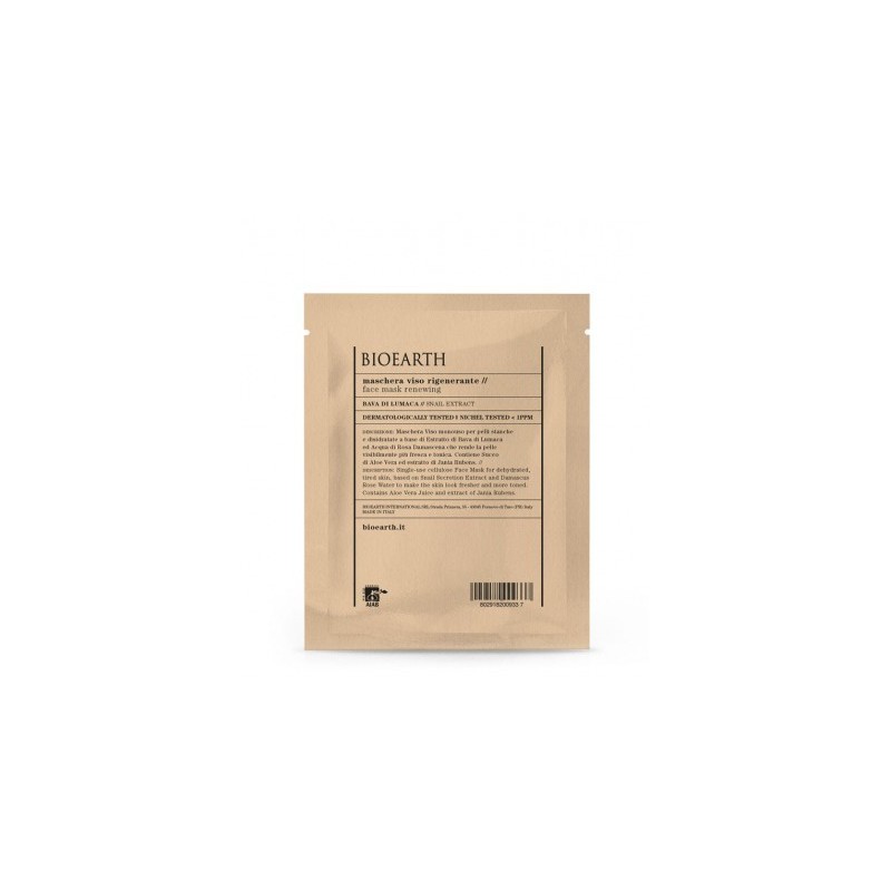 Masque Régénérant de bave de Limace Bioearth Les masques   Disponible sur Yumibio.com