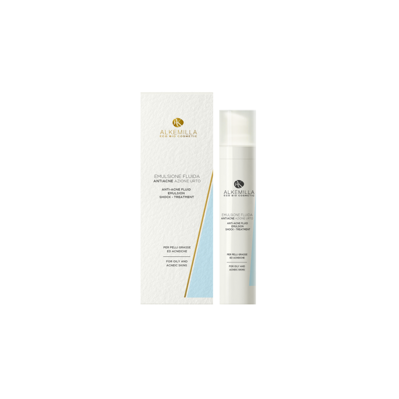 Alkemilla  Emulsione Fluida Anti Acne Ecobio  Crema viso
