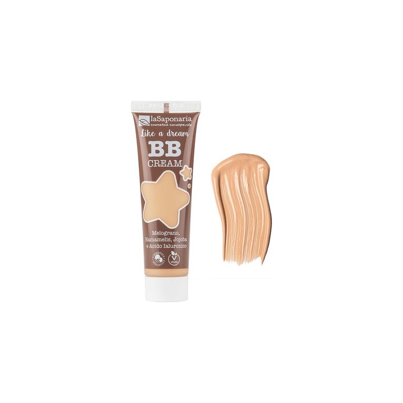 BB Cream with Moisturizing Hyaluronic Acid - Fair La Saponaria Creme Colored  Available on Yumibio.com