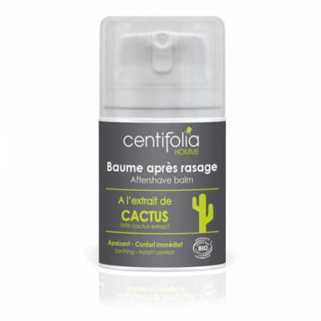 Baume après-Rasage à l'extrait de Cactus Centifolia L'homme   Disponible sur Yumibio.com