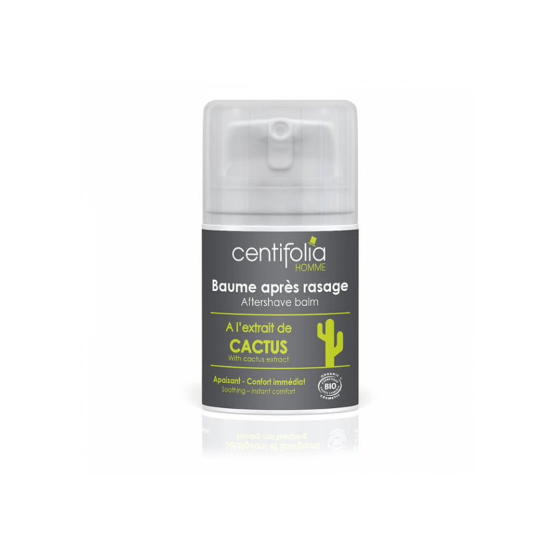 Baume après-Rasage à l'extrait de Cactus Centifolia L'homme   Disponible sur Yumibio.com