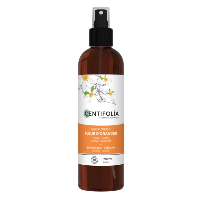 L'eau florale de Fleur d'oranger Centifolia Toniques   Disponible sur Yumibio.com