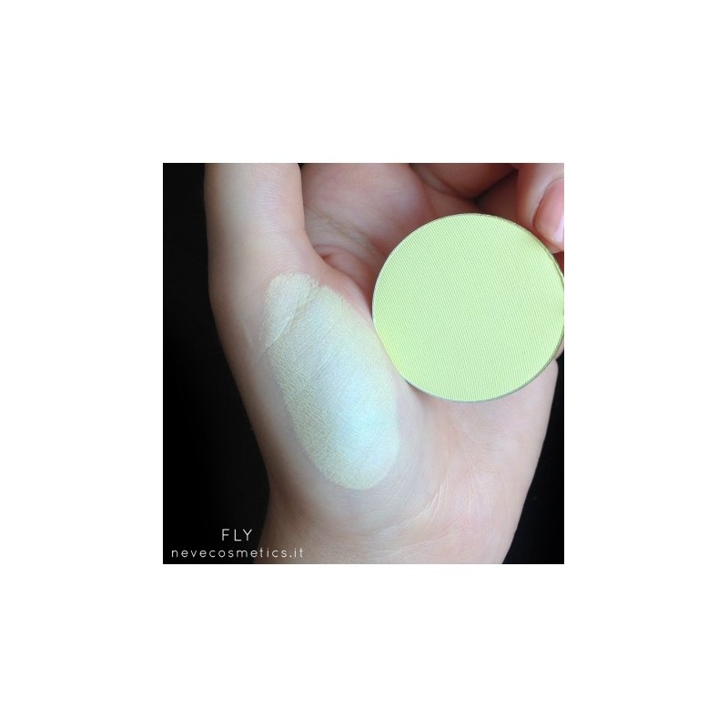 Eyeshadow-Canary Yellow - Fly Neve Cosmetics Eyeshadows  Available on Yumibio.com