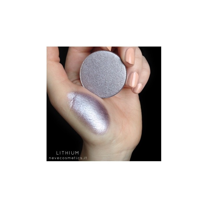 Eyeshadow Silver - Lithium Neve Cosmetics Eyeshadows  Available on Yumibio.com
