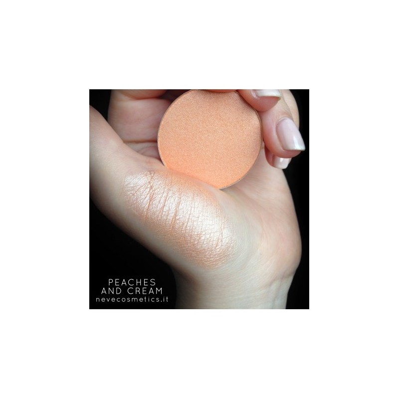 Eyeshadow Pink Peach - Peaches & Cream Neve Cosmetics Eyeshadows  Available on Yumibio.com