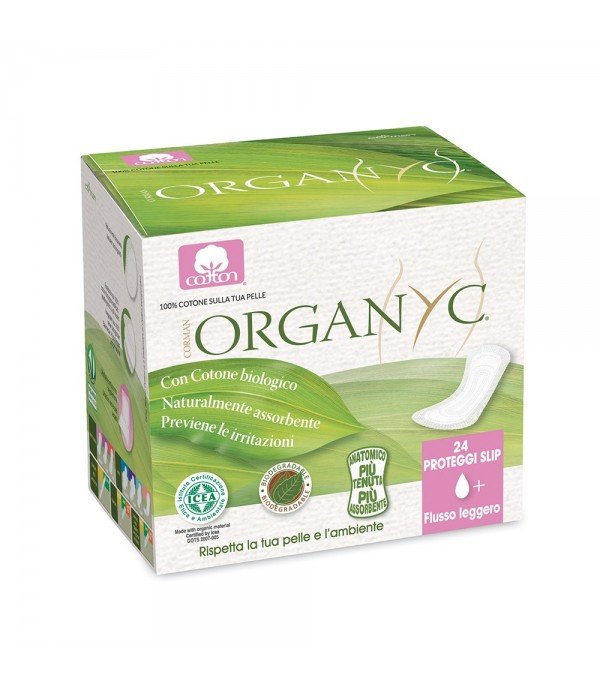 Organic Cotton Panty Liners - Folded