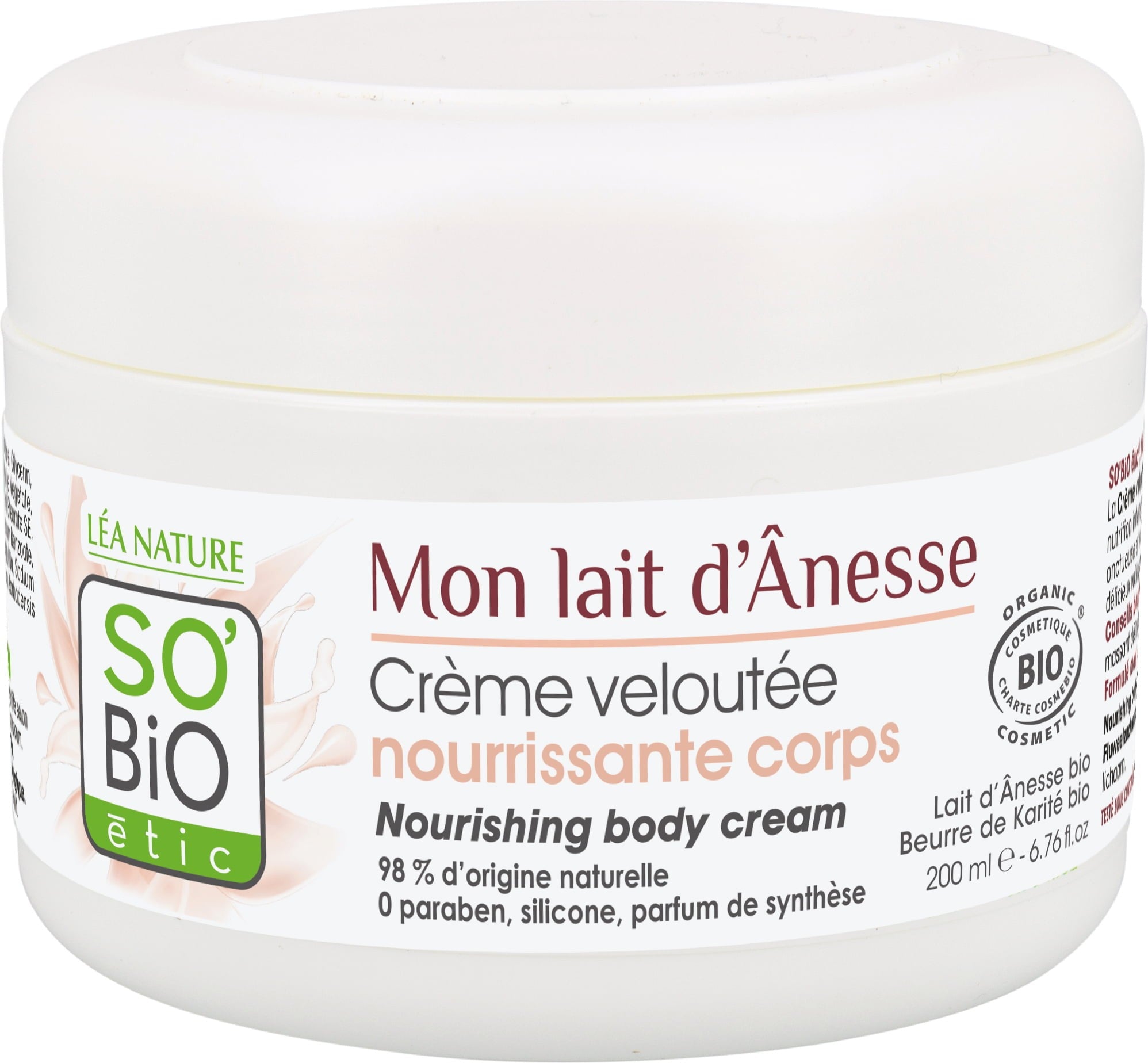Crema Corpo Nutriente con Latte d'Asina