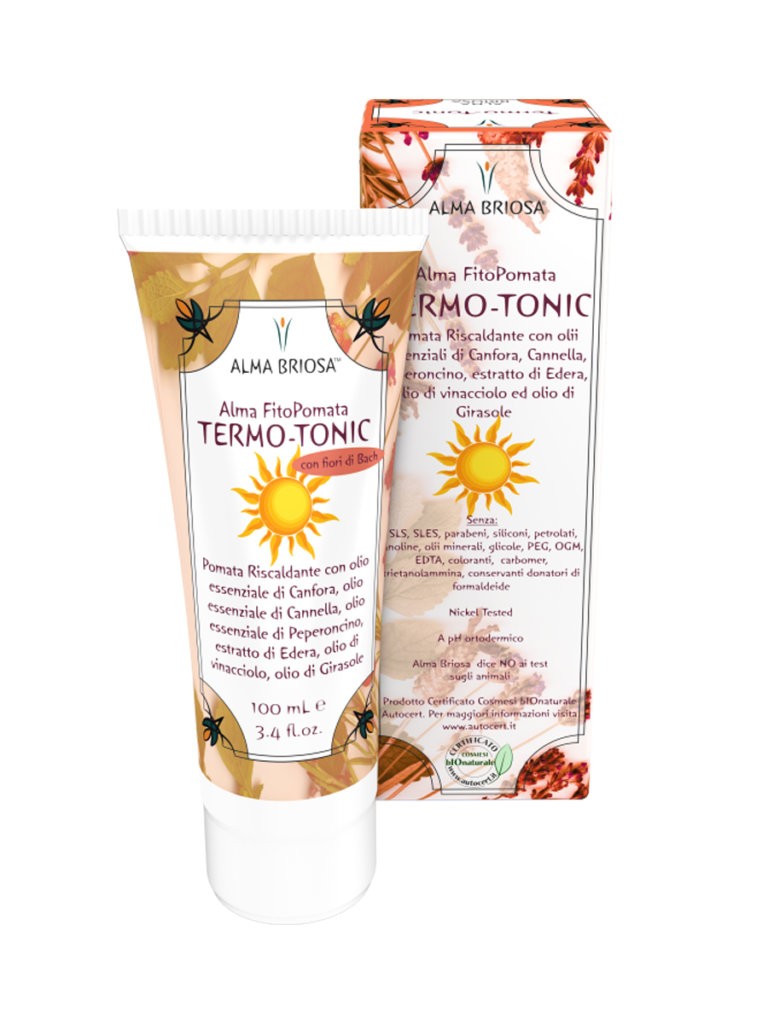 Termo-Tonic, Bio and Vegan Phyto-Ointment for Microcirculation