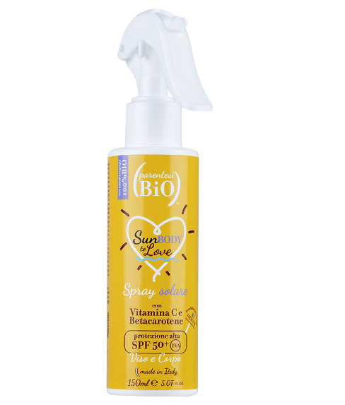 Spray Solare Spf 50+ con Vitamina C
