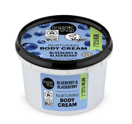 Crema corpo Tonificante Mirtillo e Mora
