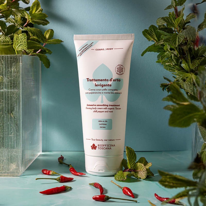 Biofficina Toscana Trattamento d’urto Levigante con peperoncino e menta bio toscani