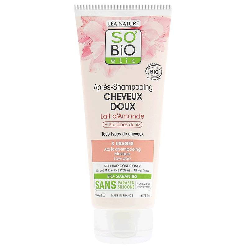 Balsamo Dolce al Latte di Mandorla e Proteine del Riso 3 in 1