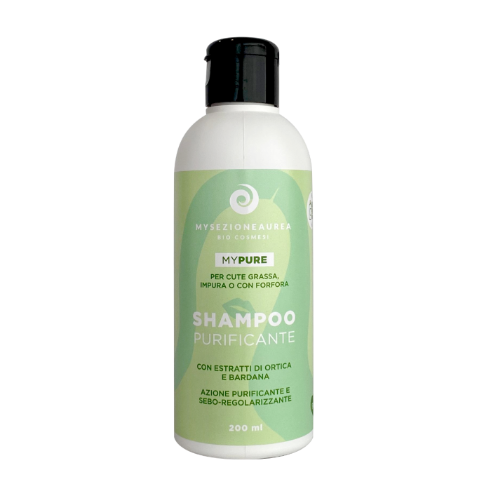 Shampoo purificante per cute grassa, impura o con forfora MY PURE