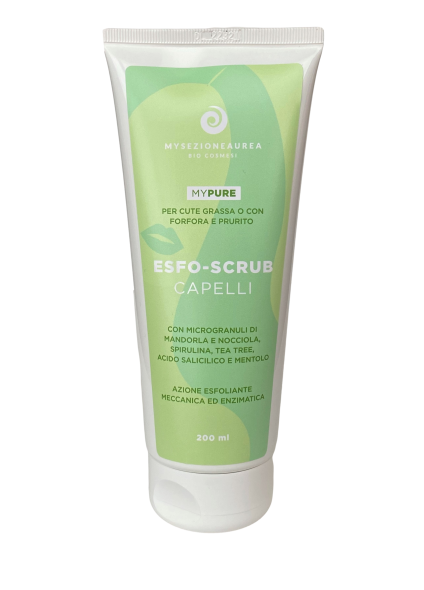 ESFO SCRUB CAPELLI per cute grassa o con forfora e prurito MY PURE