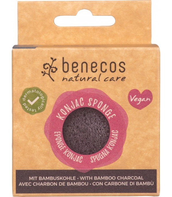 Konjac Sponge con Carbone di Bambù