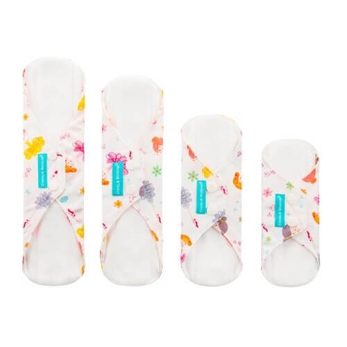 Washable Sanitary Pads Trial Kit - 4-piece set