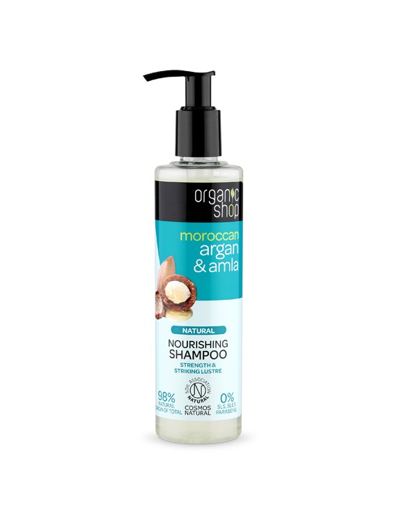 Shampoing Nourrissant à l'Huile d'Argan et Amla