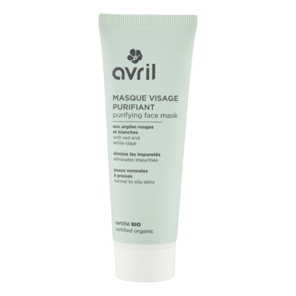 Maschera viso purificante all'argilla
