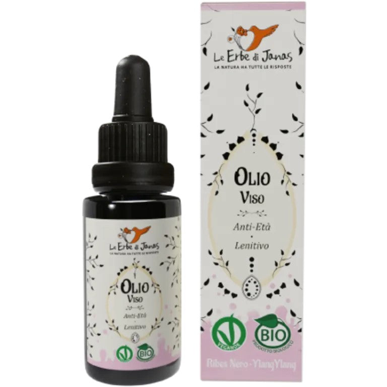 Olio Viso Anti-Età Lenitivo Ribes Nero e Ylang Ylang