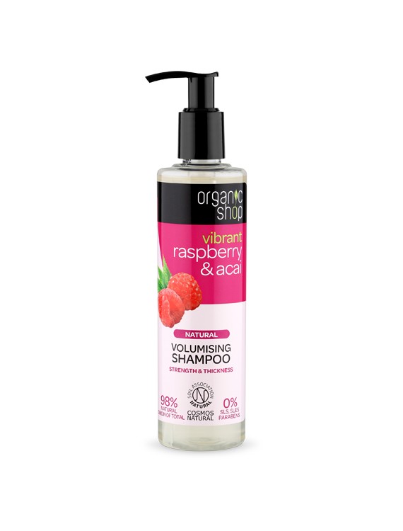 Shampooing Volumisant à la Framboise et Açaï
