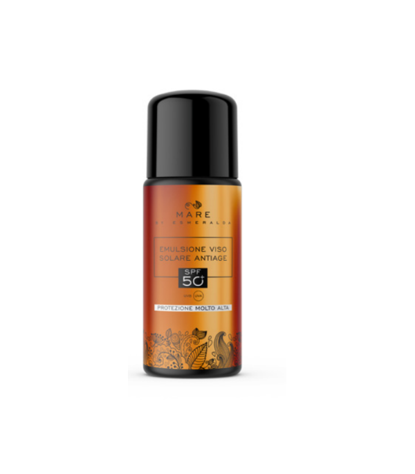 Emulsione Protezione Solare Viso SPF 50+ per Pelle Chiara e Chiarissima