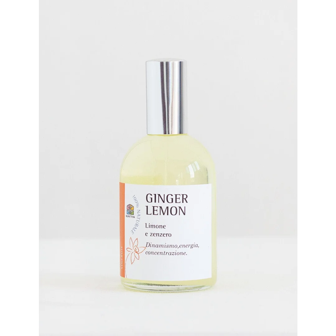Acqua Profumata con Oli Essenziali - Ginger Lemon - Olfattiva