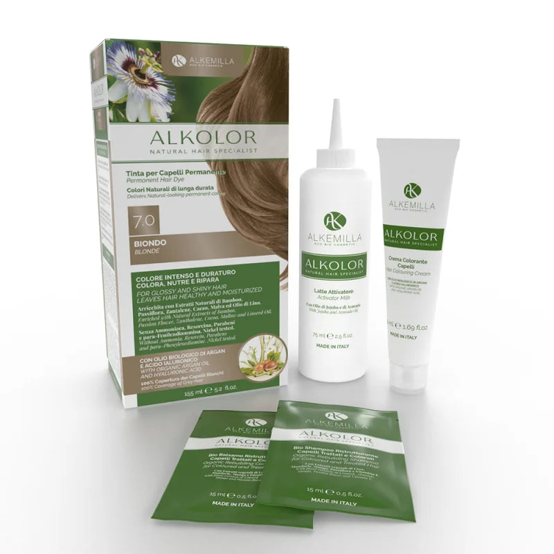 Alkolor Tinta Permanente 7.0 - Biondo - Alkemilla