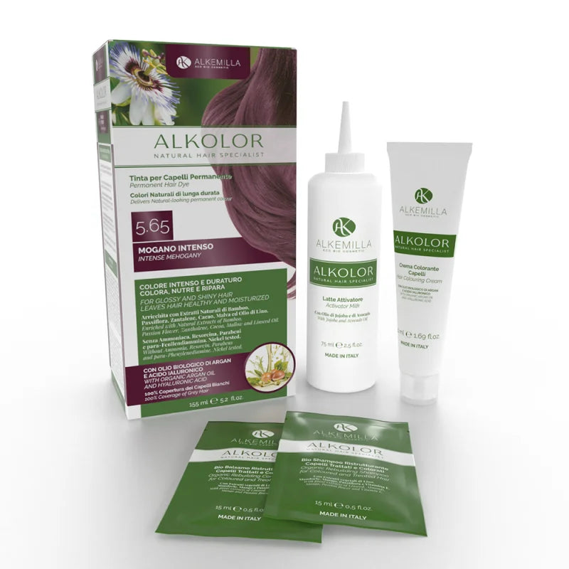 Alkolor Tinta Permanente 5.65 - Mogano Intenso - Alkemilla