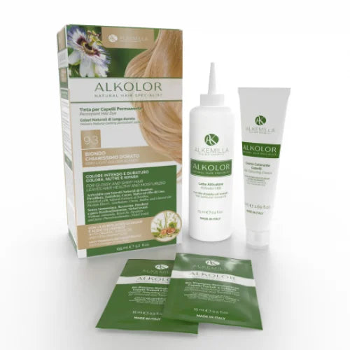 Alkolor Tinta Permanente 9.3 - Biondo Chiarissimo Dorato - Alkemilla