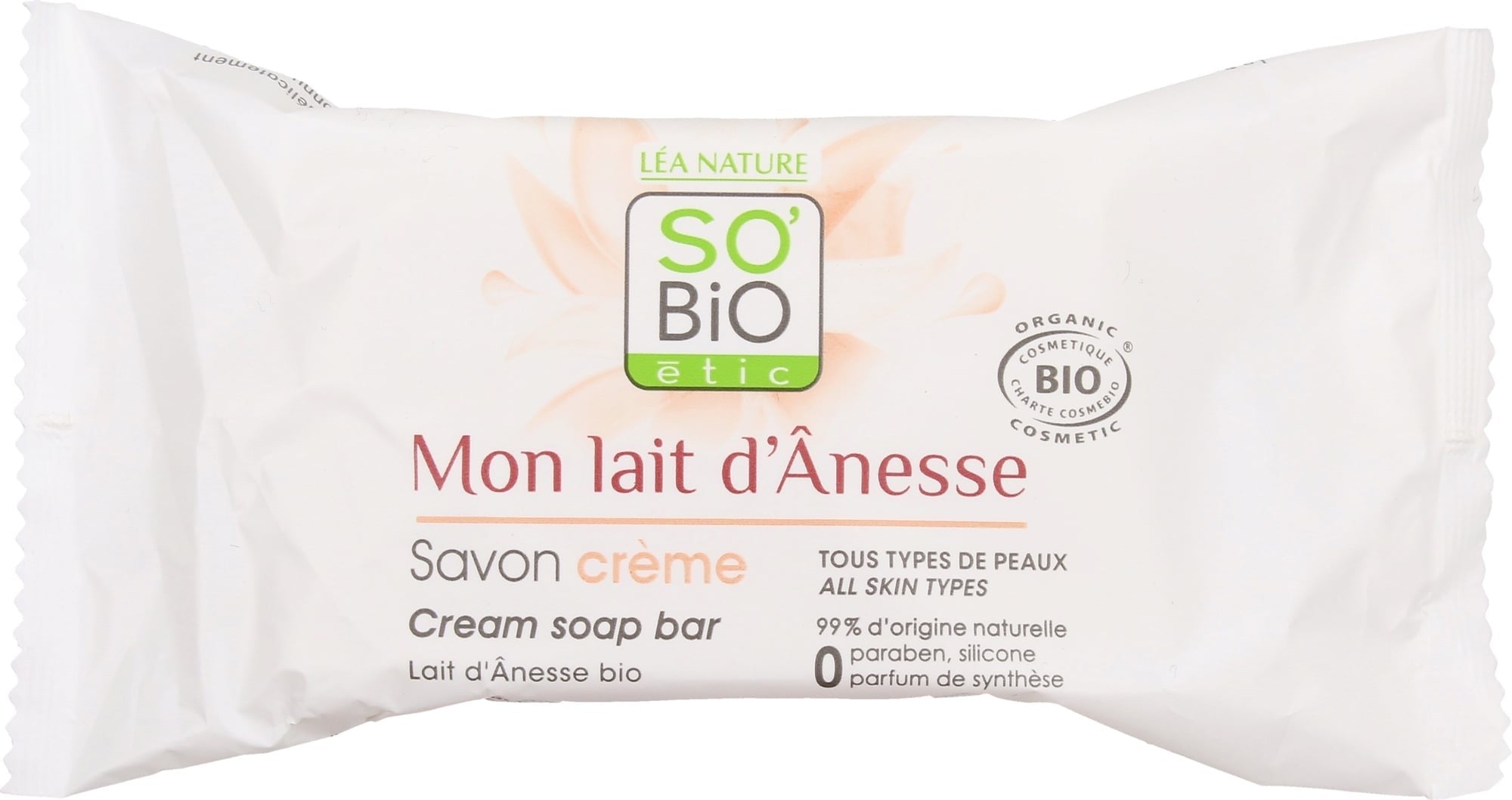 Sapone Cremoso Bio per il Viso al Latte d'Asina