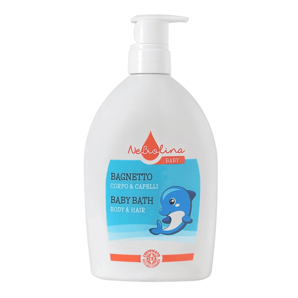 Nebiolina – Gentle Body and Hair Bath for Newborns with Organic Oat