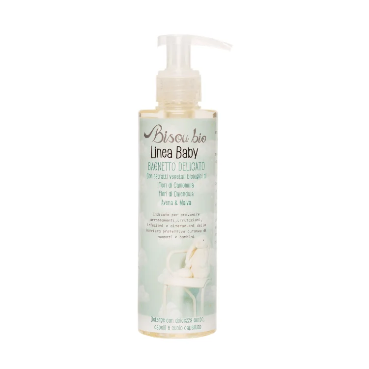 Bagnetto Delicato Camomilla Calendula Avena e Malva - Bisou Bio
