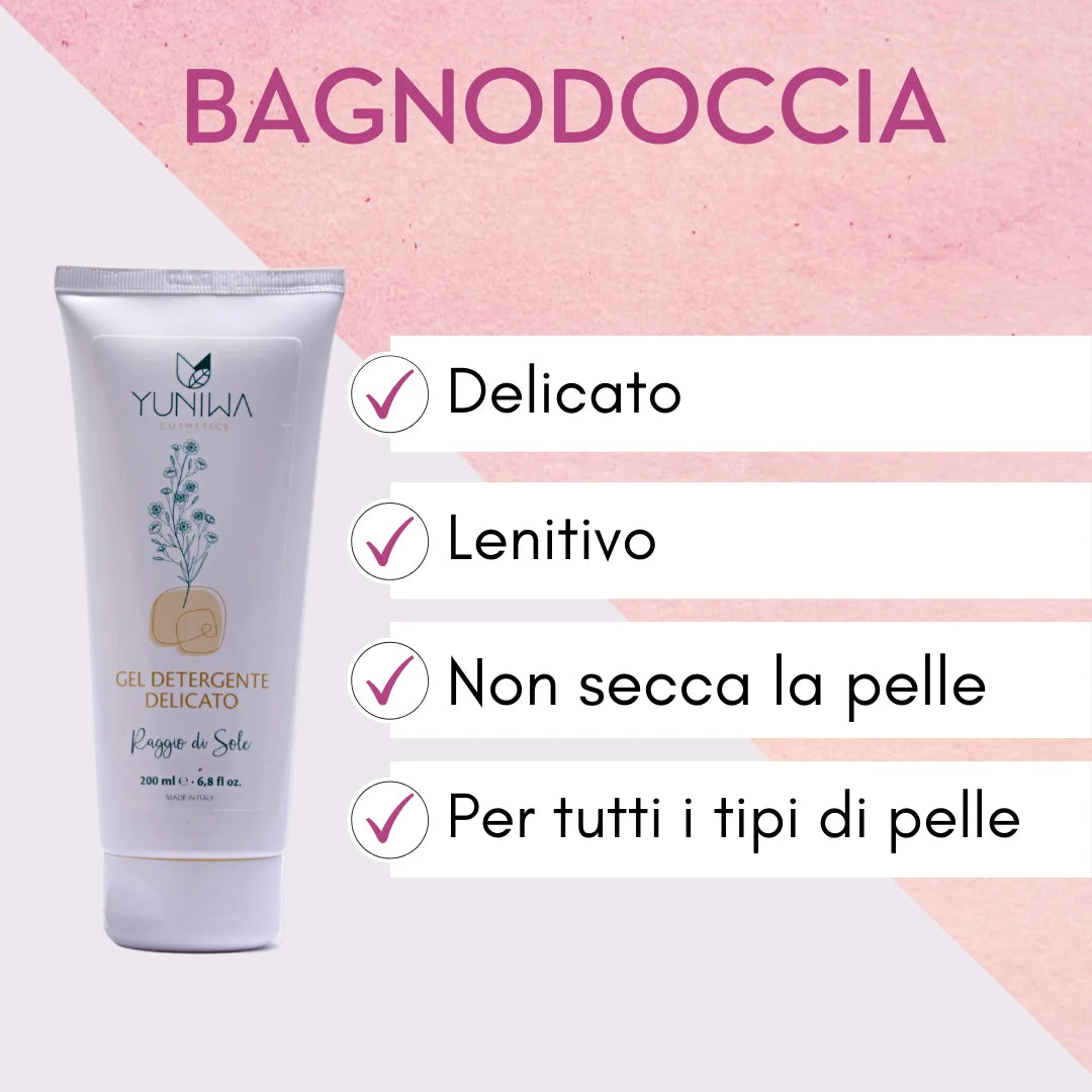 Bagnodoccia Delicato - Chiaro di Luna - 50 ml - Yuniwa Cosmetics