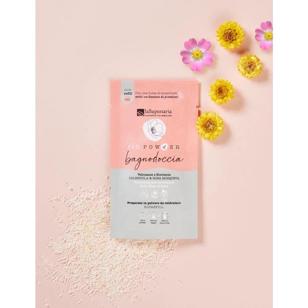 Bagnodoccia in polvere - Vellutante e Nutriente - La Saponaria