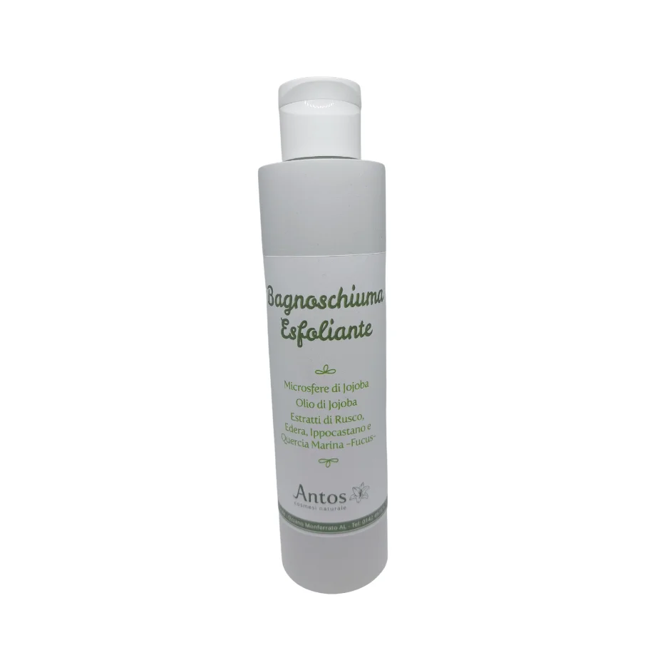 Bagnoschiuma Esfoliante con Microsfere di Jojoba - Antos Cosmetici