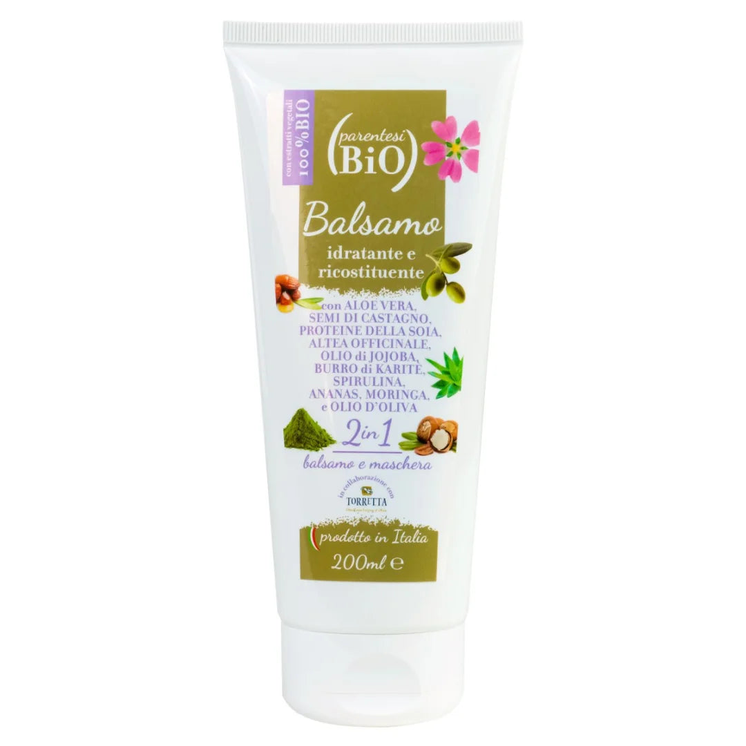 Balsamo Idratante e Ricostituente 2 in 1 - Parentesi Bio
