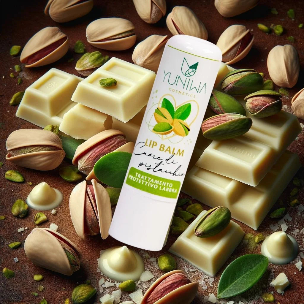 Balsamo Labbra Protettivo - Cuore di Pistacchio - Yuniwa Cosmetics