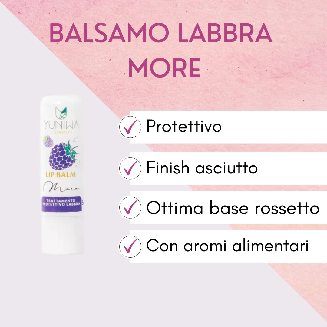 Balsamo Labbra Protettivo - More - Yuniwa Cosmetics