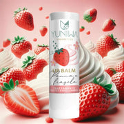 Balsamo Labbra Protettivo - Panna e Fragola - Yuniwa Cosmetics Yumibio