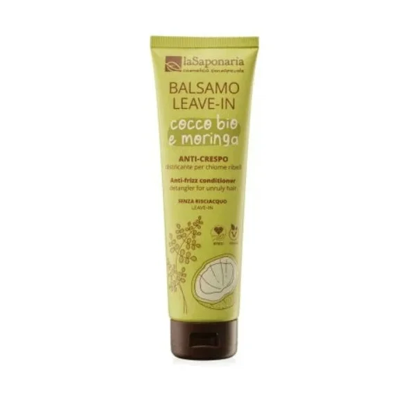 Balsamo Vegan Leave-In Moringa e Lino - La Saponaria