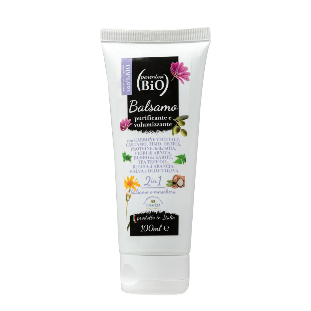 Balsamo Purificante e Volumizzante 2 in 1 100 ml - Parentesi Bio