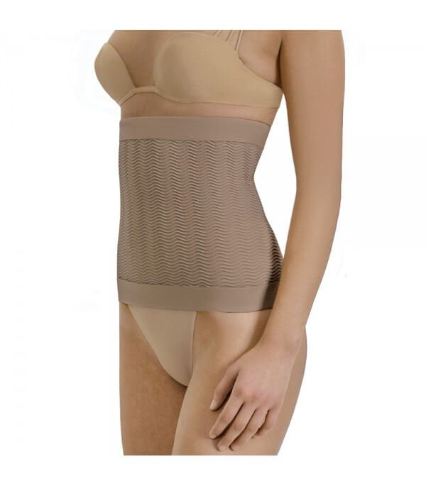 Black Abdominal Elastic Band - Size 3 L