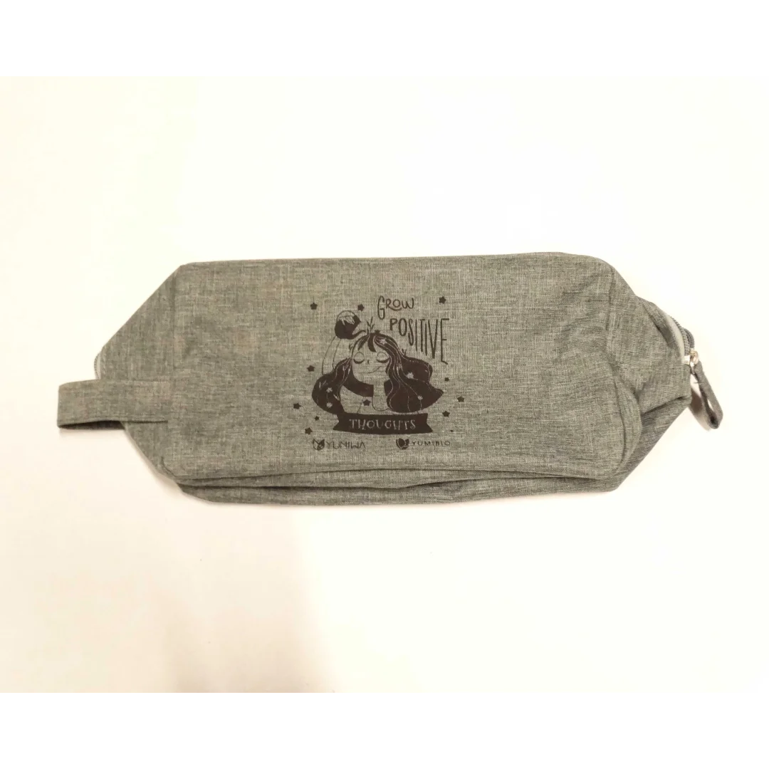 Beauty Case in Pet Riciclato - Grow Positive Grigio - Yumibio Gadget