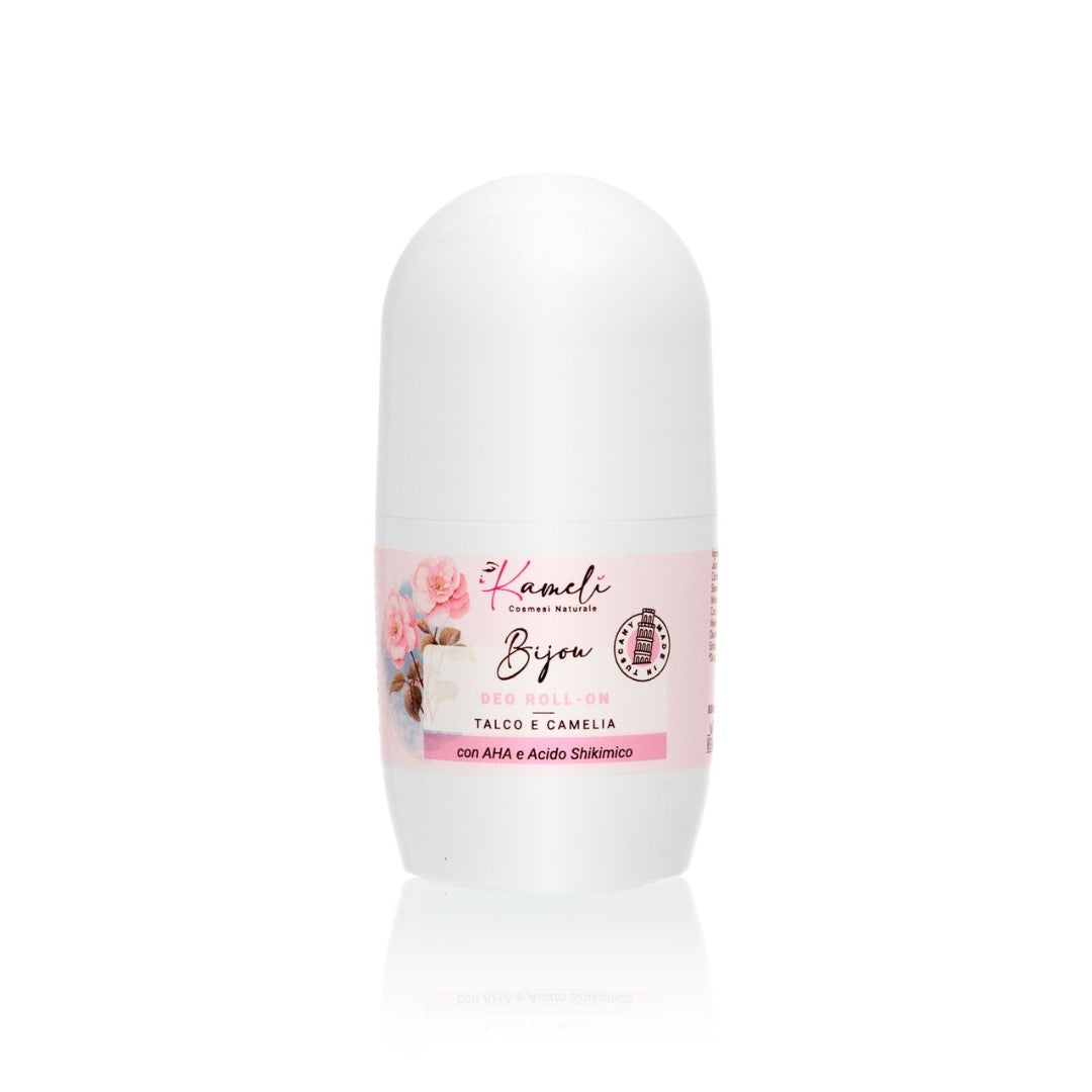 Bijou – Déodorant Roll-On Poudre de talc et Camélia