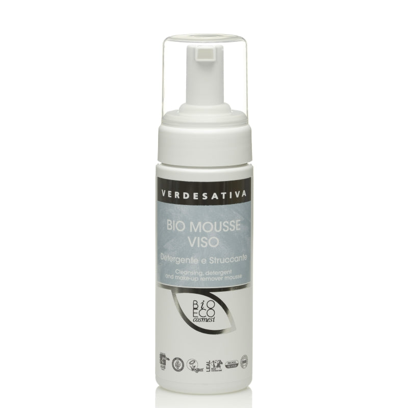 Bio Mousse Viso: Detergente Struccante Delicato e Purificante