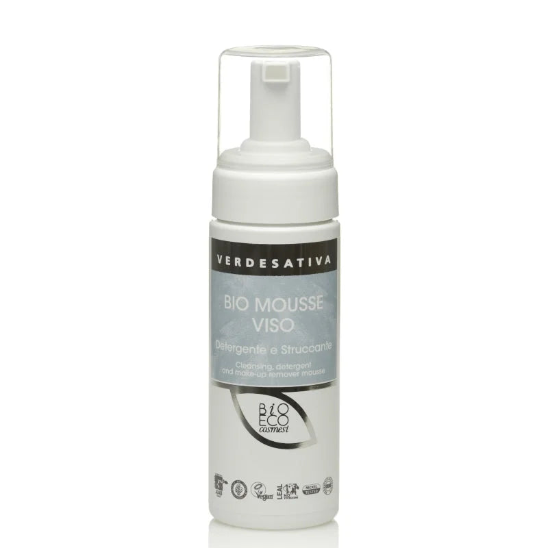 Bio Mousse Viso: Detergente Struccante Delicato e Purificante - Verdesativa Viso Naturale